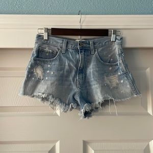Hollister distressed shorts | Size 1